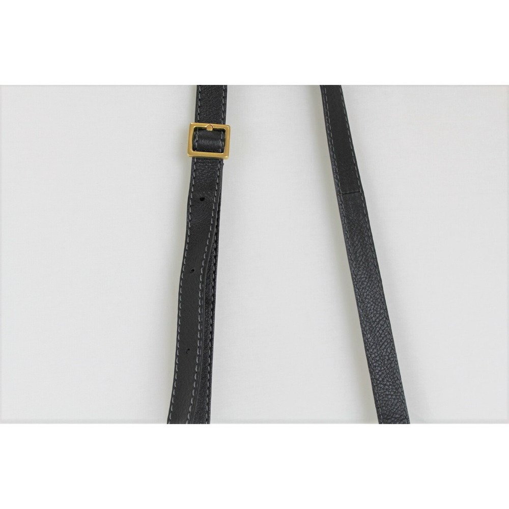 Chloe Elegant Black Leather Luxurious Crossbody Marcie Pochette Shoulder Bag - Picture 3 of 7